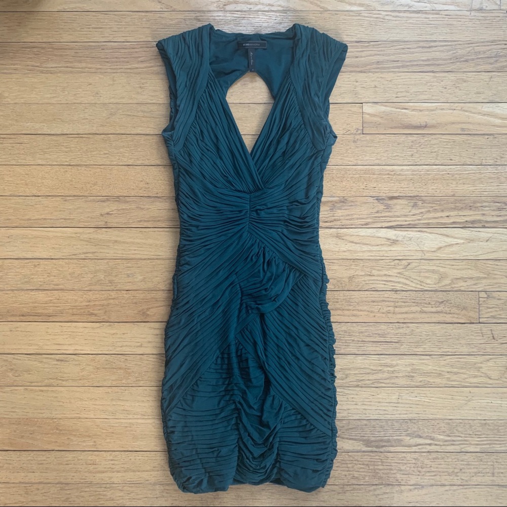 BCBGMaxAzria Ruched Cocktail Dress